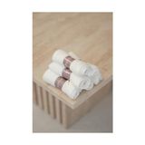 Esmo Home Bambu Bebek Havlusu 6'lı - Ultra Yumuşak ve Emici Bebek Banyo Yüz Havlusu - Hassas Ciltler - 001-Beyaz - Option-1