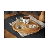 Esmo Home Bambum Macchiato - Üçgen Tepsi Küçük - Kestane Akaju - Option-1