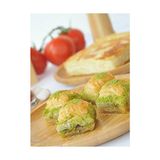 Esmo Home Bambum Penne Servis Tabağı 20 cm Kahverengi - Option-1 - 51R-Turuncu