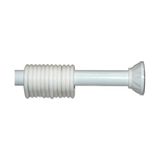 Esmo Home Banyo Duş Perde Borusu 120CM-210CM Beyaz - 1 lt