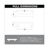 Esmo Home Bayview Pirinç Aynalı Çekme, Mutfak Dolapları ve Şifonyer Çekmeceleri Için Dolap Kolları ve Çekmece Çekicileri, 3 Inç (76 Mm), 10'lu Paket, P40835K-117-C, Dolap Donanımı - Option-1