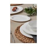 Esmo Home Be Original Aristo 30 Parça Bone China Porselen Yemek Takımı – 6 Kişilik, Modern Minimalist Tasarım - Option-1