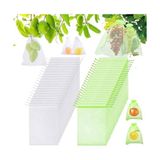 Esmo Home Bolivia's Meyve Koruma Çantaları, 50 Parça 15X20 cm Drawstringlı File Çanta, Yeniden Kullanılabilir Meyve ve Sebze Ağları, Ağaç ve Bitkilerinizi Koruyan Bahçe File Çantaları - Option-1