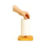 Esmo Home Busstier Bambu Kağıt Havluluk Doğal Ahşap Mutfak Tezgahı Için Dikey Kağıt Havlu Standı Modern Şık Tasarım Dayanıklı Kolay Temizlenir Kaymaz Tabanlı Pratik Kağıt Havlu Tutucu Organizer (Kare)