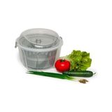Esmo Home Busstier Sebze ve Salata Kurutucu 4.4 Litre Pratik Manuel Döner Mekanizmalı Su Filtresi - Kestane Akaju - Option-1