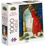 Esmo Home Ca Games Puzzle Kaplumbağa Terbiyecisi 1000 Parça CA.7006 - 01-Mavi