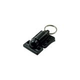 Esmo Home Cam Balkon Emniyet Plastik Kilit, Siyah, Metal Halka ile - Option-1