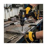 Esmo Home Cat DX1010.1 18VOLT 2.0AH Li-Ion Çift Akülü Kömürsüz Profesyonel Şarjlı Darbeli Matkap + 20 Parça Delme Vidalama Uç Seti - Option-1
