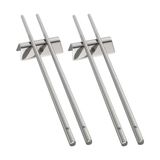 Esmo Home Çelik 4'lü Chopstick Seti - 01P-Pembe