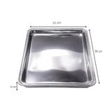 Esmo Home Çelikpençe Alüminyum Tek Kullanımlık Fırın Tepsisi, Baklava ve Börek Pişirme Kabı, 25X35X4 cm - 10 cm - 001-Renkli