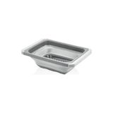 Esmo Home Çelikpençe Katlanabilir Lavabo Üstü Süzgeç, Uzayabilir Silikon Mutfak Süzgeci, Sebze ve Meyve Yıkama Için Yer Kaplamaz - Option-1