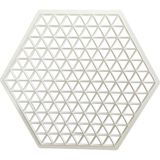 Esmo Home Çelikpençe Pratik Üçgen Mantı Kalıbı Xl 40 cm – Mantımatik Hamur Kesme Aparatı, 216 Adet Mantı Ravioli Yapma Kalıbı, Toplu Mantı Yapma Aparatı, Mutfak Hamur Kesici - 1BW-Beyaz
