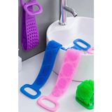 Esmo Home Çift Taraflı Banyo Sırt Kesesi Silikon Duş Lifi Fırçası 70 cm - Option-1