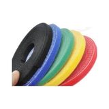 Esmo Home Cırt Cırt Sabitleyici Kablo Düzenleyici, 5 Metre x 1cm, Kendinden Yapışkanlı Silikonlu Köpük Bant - Option-1 - 0 - Siyah