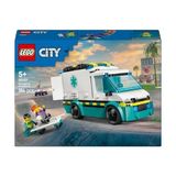 Esmo Home City Acil Yardım Ambulansı 60451 - Model Araç Seven 5 Yaş Üzeri Çocuklar Için Yaratıcı Oyuncak Yapım Seti, Doğum Günü Hediyesi (184 Parça) - Option-1