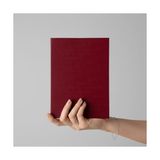 Esmo Home Çizgili Not Defteri – 64 Yaprak, 90 gr Ivory Kağıt, Amerikan Ciltli Not Defteri, Ofis ve Günlük Kullanım Için Ideal (Bordo, A5 (14,8cm x 21CM)) - -- - Option-1