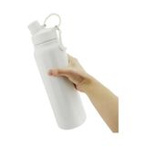 Esmo Home Coverzone Matara Profesyonel 304 Paslanmaz Çelik Sıcak ve Soğuk Çay Kahve Pipet Opsiyonlu 950ML Termos Suluk Gezi Piknik Için Ev Iş Okul Spor Kullanımı Soğuk Su Içecek Termosu TRM1L (Beyaz) - 0,25 L