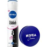 Esmo Home Creme Nemlendirici 30ML ve Kadın Sprey Deodorant & Invisible Clear 150ML, Anti-Perspirant - Option-1