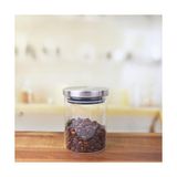 Esmo Home Deconox 300 ml Vakumlu Metal Kapaklı Borosilikat Cam Kavanoz (8.5CM*10CM) 1 Adet - 0 Siyah - Option-1