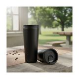 Esmo Home Deconox 400 ml Siyah Termos Kupa - Çift Katmanlı Paslanmaz Çelik Seyahat Bardağı (Travel Mug) - 4-6 Saat Sıcak/soğuk Tutan Kilitli Kapaklı Kahve Termosu (Bpa Free) - 0,25 L