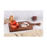 Esmo Home Deconox Doğal Akasya Ahşap Kesme Tahtası Saplı, Et, Peynir, Ekmek, Sebze ve Meyve Servis Tepsisi Için Ahşap Mutfak Doğrama Tahtası (46 * 18.5 * 1.5cm)