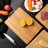 Esmo Home Deconox Metal Saplı Bambu Kesme Tahtası Antibakteriel Yıkanabilir Doğrama Tahtası Dikdörtgen 34X24 cm - Ahşap