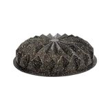 Esmo Home Deconox Thermo Döküm Gövdeli Kristal Kek Kalıbı 28CM, Dilimli ve Döküm, Siyah Granit Benekli Pişirme Kabı, Kolay Çıkarma, Dayanıklı Alüminyum Alaşım - Option-1 - (ClearEyelets)Black-RadiantOrchid