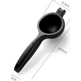 Esmo Home Döküm Limon Sıkacağı Limon Presi Büyük Boy 24CM, Siyah Metal Limon Sıkacağı, Döküm Naranciye Sıkacağı - 1BW-Beyaz
