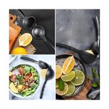 Esmo Home Döküm Limon Sıkacağı Siyah Metal Narenciye Sıkacağı - Manuel Limon Mandalina ve Portakal Sıkacağı - Limon Presi Büyük Boy Sıkacak - Metal El Limon Sıkacağı - 1BW-Beyaz