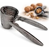 Esmo Home Döküm Metal Kuruyemiş Kıracağı, Ceviz ve Fındık Için Dayanıklı, Ergonomik Saplı, Kaymaz Yüzeyli, Çok Amaçlı Sert Kabuklu Kırıcı - Ahşap