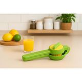 Esmo Home El Tipi Narenciye ve Limon Sıkacağı – Kapaklı Filtreli Tasarım, Dayanıklı Abs Gövde, Portakal Mandalina Limon Için Uygun, Ergonomik Saplı Pratik Mutfak Sıkacağı (Yeşil-Sarı) - 1BW-Beyaz