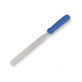 Esmo Home Epınox Çelik Pasta Spatulası - Pasta Sıvama Paleti - Palet Bıçağı - Pasta Dekorasyon Icing Spatulası - Düz 30 cm - Kestane Akaju - Option-1