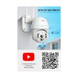 Esmo Home Full Hd 1080P Wi-Fi IP66 Ptz V380 Pro Kamera, Pan Tilt Güvenlik Kamerası, Çift Yönlü Ses/hareket Algılama/en Iyi Gece Görüşü/su Geçirmez Cctv Kamera, 128 Gb'a Kadar Sd Kart Desteği, Beyaz - Option-1