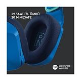 Esmo Home G G733 Lıghtspeed Kablosuz Kulak Üstü Oyuncu Kulaklığı, Lıghtsync Rgb, Blue Voice Mikrofon, Askılı Kafa Bandı, Pro-G Ses Sürücüleri, 29 Saat Pil Ömrü, Mavi - Option-1 - 001-Renkli