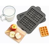 Esmo Home Greenpan Bistro Waffle Plakası, Bistro Tost Makinesi ile Uyumlu, THERMOLON™ Seramik Yüzey, Pfas Içermez, Çıkarılabilir, Kolay Temizlik - 000-Siyah