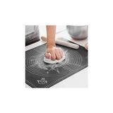 Esmo Home Gri Silikon Ölçülü Çok Amaçlı Hamur Açma Matı 45 cm x 65 - Option-1 - 001-Renkli