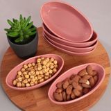 Esmo Home Gül Kurusu Deniz Çerezlik/sosluk 14 cm 6 Adet - Kestane Akaju - Option-1