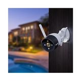Esmo Home Güvenlik Kamerası Dış Wlan, 1080P Ip Kamera, 30 M Tam Renkli Gece Görüşü, Iki Yönlü Ses, Alarm Bildirimi, Kişi Tanıma ve Hareket Algılama, IP66, Sd Kart ve Bulut ve Nvr Bellek, Ct3 - Option-1