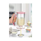 Esmo Home Hamur Porsiyonlayıcı 900ML, Pankek ve Kek Hamuru Dağıtıcı, Damlatmaz Mekanizma, Ölçekli Şeffaf Gövde, Bulaşık Makinesinde Yıkanabilir - Option-1