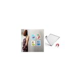 Esmo Home Hdg 10 Adet Mıknatıslı Şömiz Manyetik Resim Çerçeve Şeffaf Magnet Şömiz Dosya 10X15 cm - Gri Kenarlı - -- - Option-1
