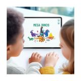 Esmo Home Hey Clay Dinozorlar Seti - Çocuklar Için Hava ile Kuruyan ve Şekil Alan Kil Seti - 15 Kutu ve Şekillendirme Aletleri - 5-7 Yaş Için Dinozor Oyuncakları - 1BW-Beyaz - 0,60 x 19 x 29 cm