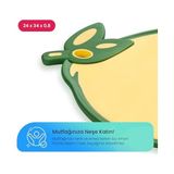 Esmo Home Hobby Life Meyve Şekilli Kesim Panosu ve Sunum Tabağı – Domates ve Limon Tasarımlı, Su Taşmasını Önleyen Kenarlı Doğrama Tahtası (Limon) - Ahşap
