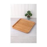 Esmo Home Home Bambu Kare Sunum Tabağı 25CM - Option-1 - 51R-Turuncu