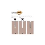 Esmo Home Hss Pah Havşa Açıcı Matkap Ucu 1/4 Hex Saplı Kesici Takım Pnömatik 6MM-19MM 6 Adet Set - Option-1