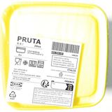 Esmo Home Ikea Pruta Saklama Kabı, Sarı 3 Lü Set - 1/100 Toz Ceviz