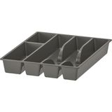 Esmo Home Ikea Smäcker Çatal Bıçak Kutusu, Gri, 31 x 26 x 4 cm - Kestane Akaju - Option-1