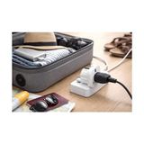 Esmo Home Ingiliz Tipi Fiş Adaptörü Uk 'den Tr Priz Dönüştürücü, Avrupa Giriş Uyumlu, Seyahat Tipi Elektrik Adaptörü, Laptop Telefon Şarj Uyumlu, Dayanıklı Abs Plastik, Kompakt Tasarım - 0 - Siyah - Option-1