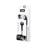 Esmo Home K105 Stereo 130 cm Klasik Çivi Jack Efsane Düz Model Dahili Mikrofonlu Kablolu Hifi Hd Ses Kablolu Kulaklık (Siyah) - -- - Option-1