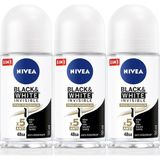 Esmo Home Kadın Roll On Deodorant & Invisible Ipeksi PÜRÜZSÜZLÜK,48SAAT Koruma 50MLX3 - Option-1