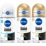 Esmo Home Kadın Roll On Deodorant & Invisible Pure 48 Saat (50 Ml) + Kadın Roll On Deodorant & Invisible Ipeksi Pürüzsüzlük 48 Saat Anti-Perspirant Koruma 50ML X2 - Option-1
